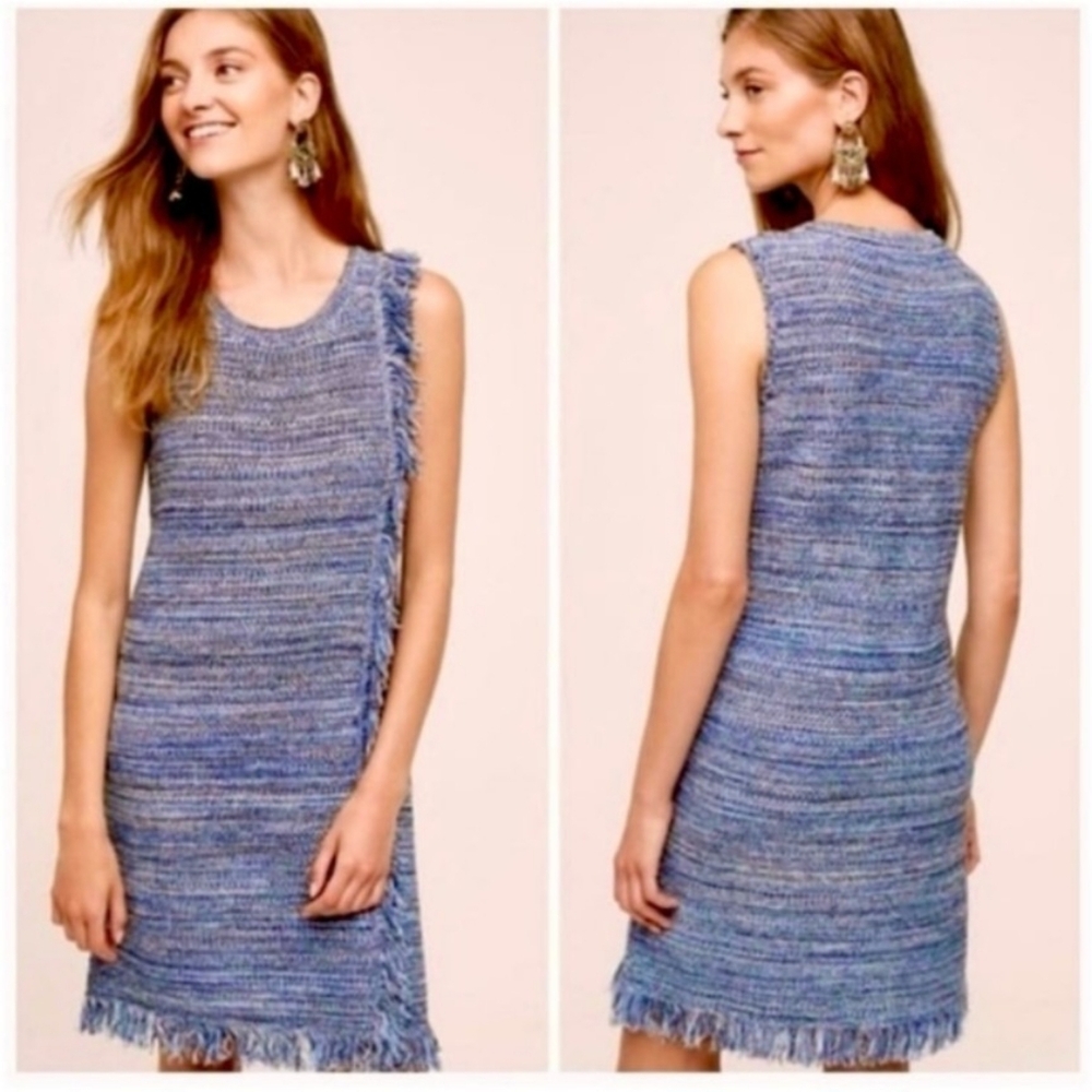 Anthro Tweed Shift Dress